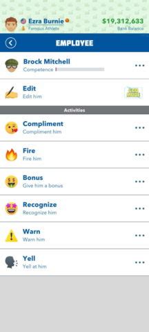 How Employee Competence works in BitLife .